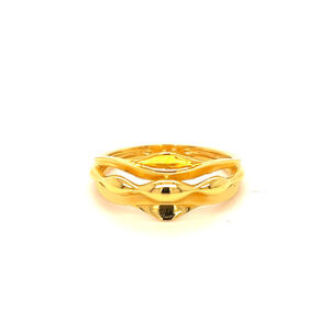 22k Gold Plain Timeless Beauty Ring