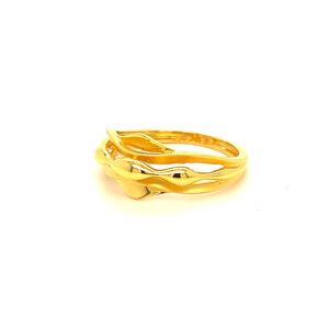 22k Gold Plain Timeless Beauty Ring