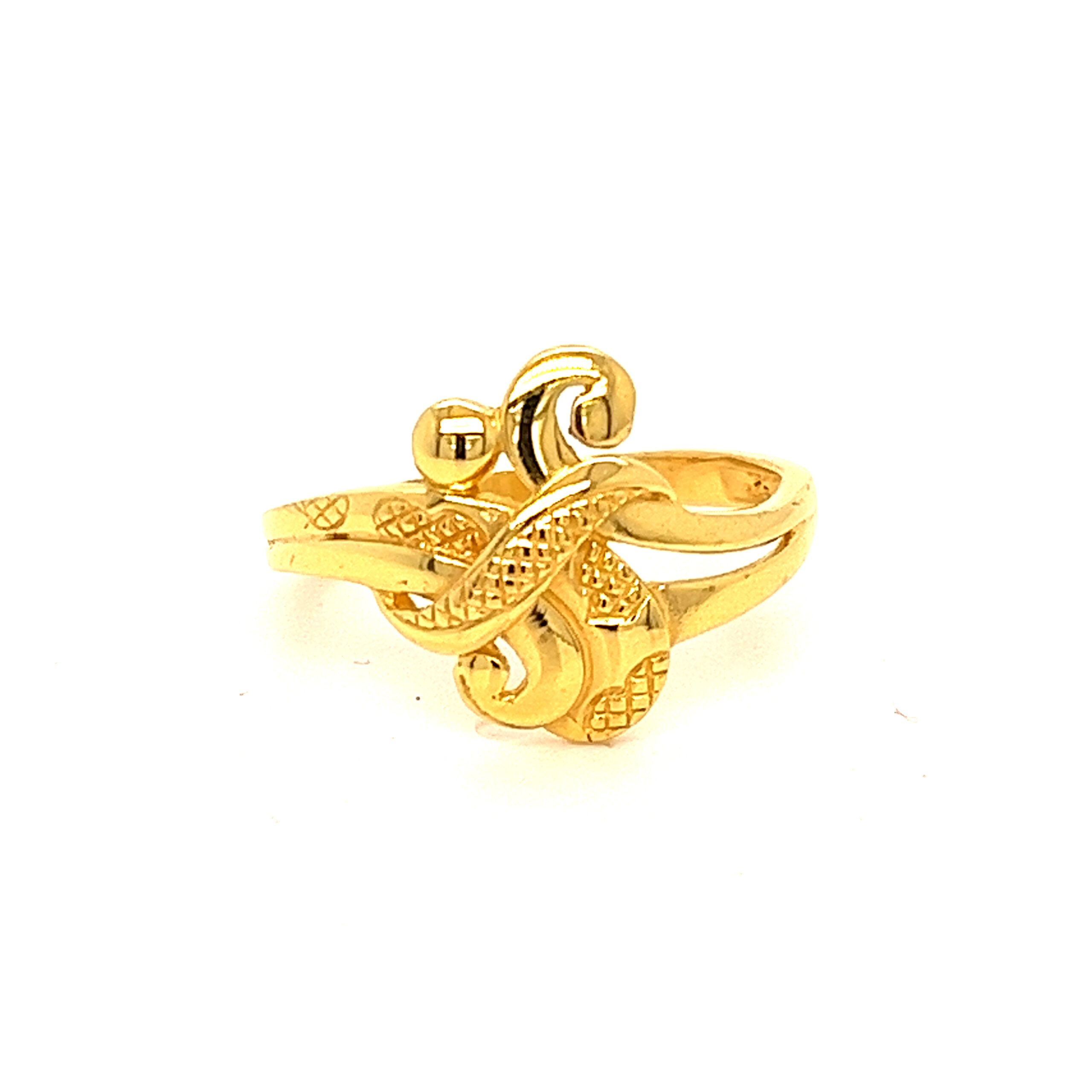 22k Gold Plain Forever Ring - Image 3