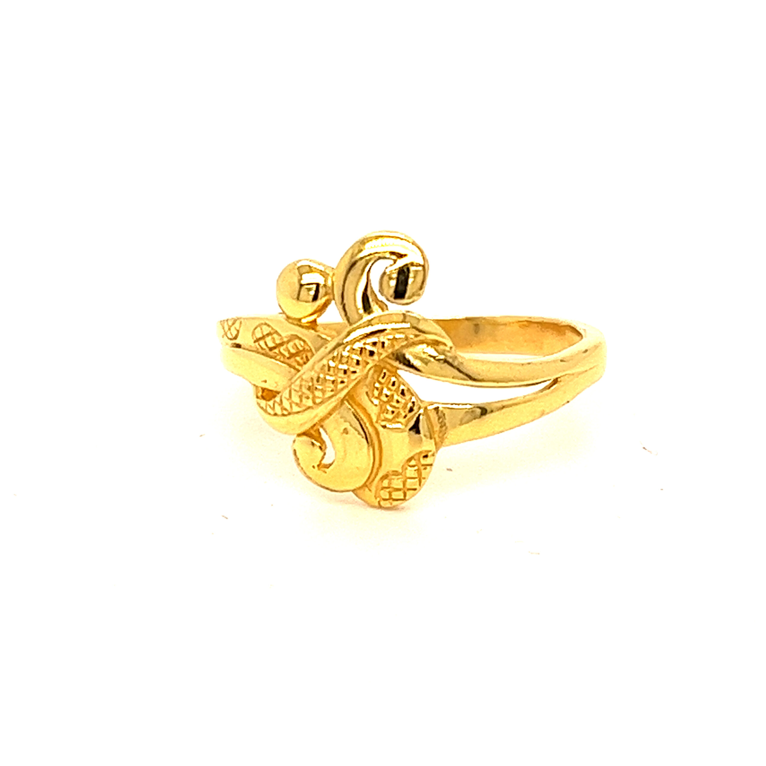 22k Gold Plain Forever Ring - Image 2