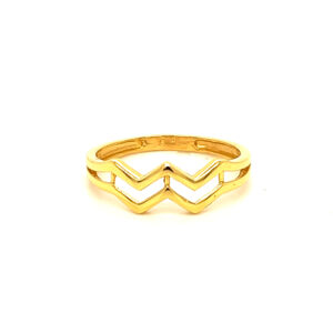 22k Gold Plain Tale Of Kale Ring