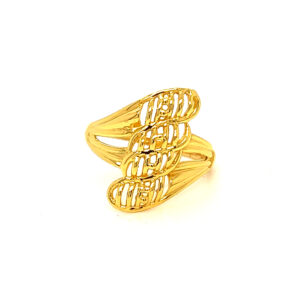 22k Gold Plain Plexus Play Ring