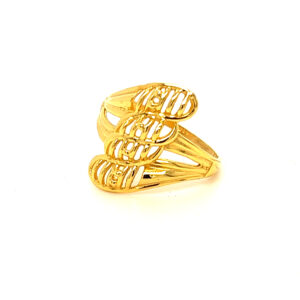 22k Gold Plain Plexus Play Ring