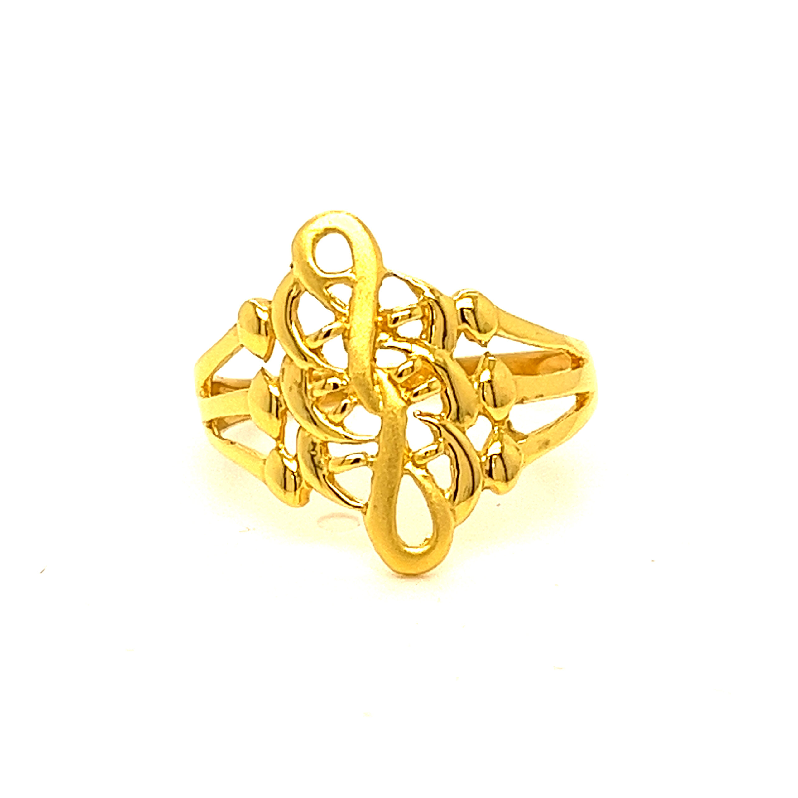 22k Gold Plain Layer O Max Ring - Image 3