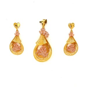 Genda Phool Pendent Set