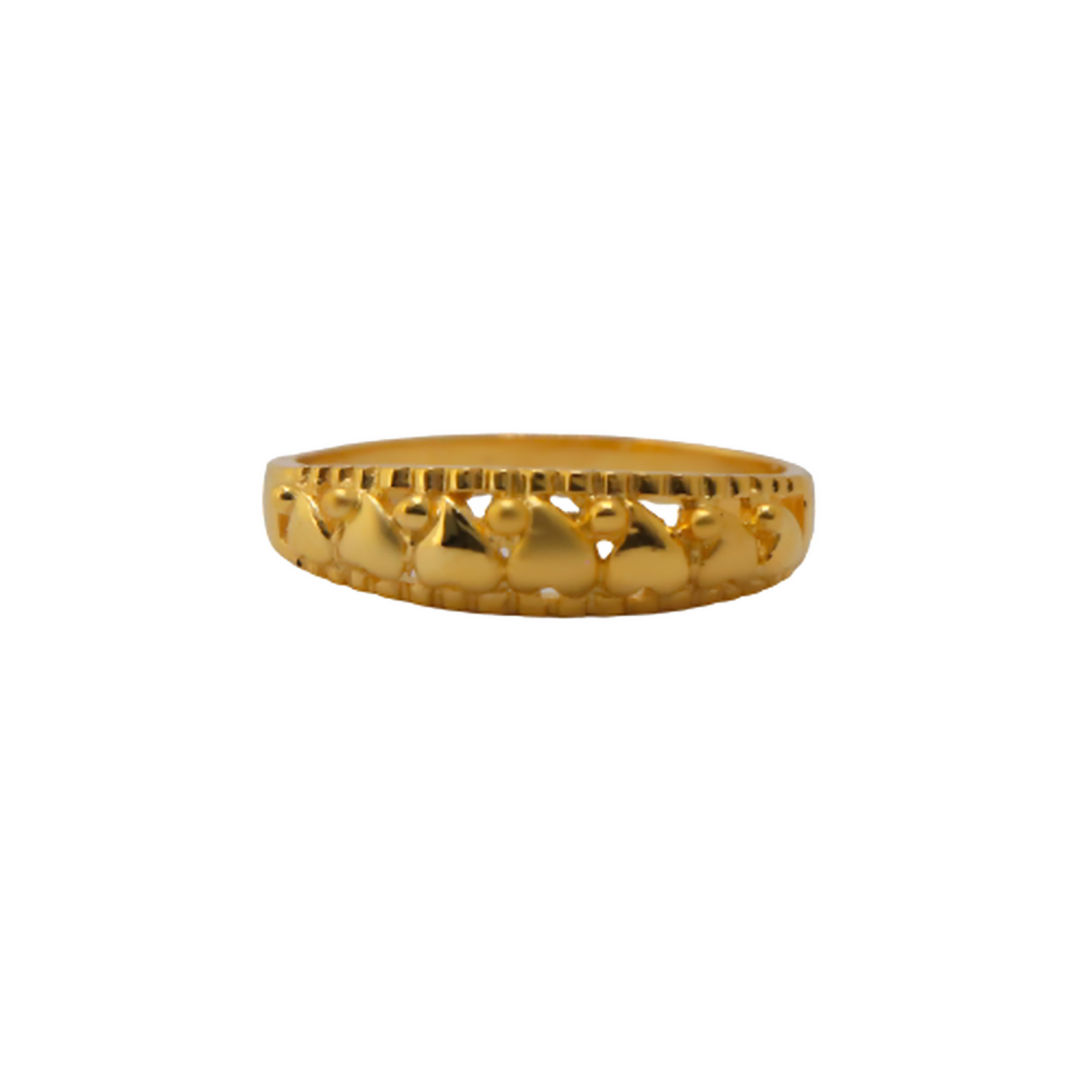 22k Gold Plain Stunning Ring - Image 3