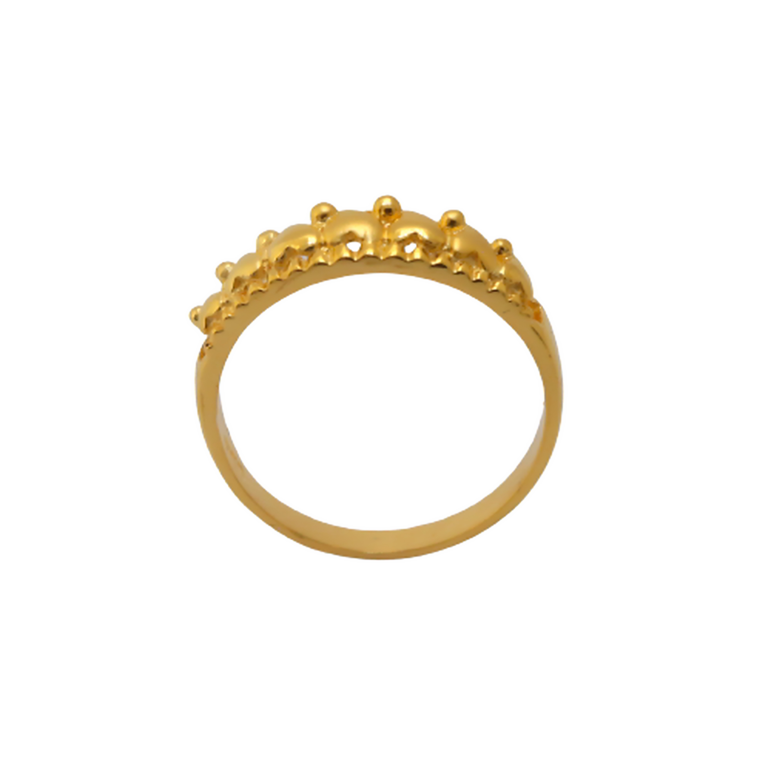 22k Gold Plain Stunning Ring - Image 2