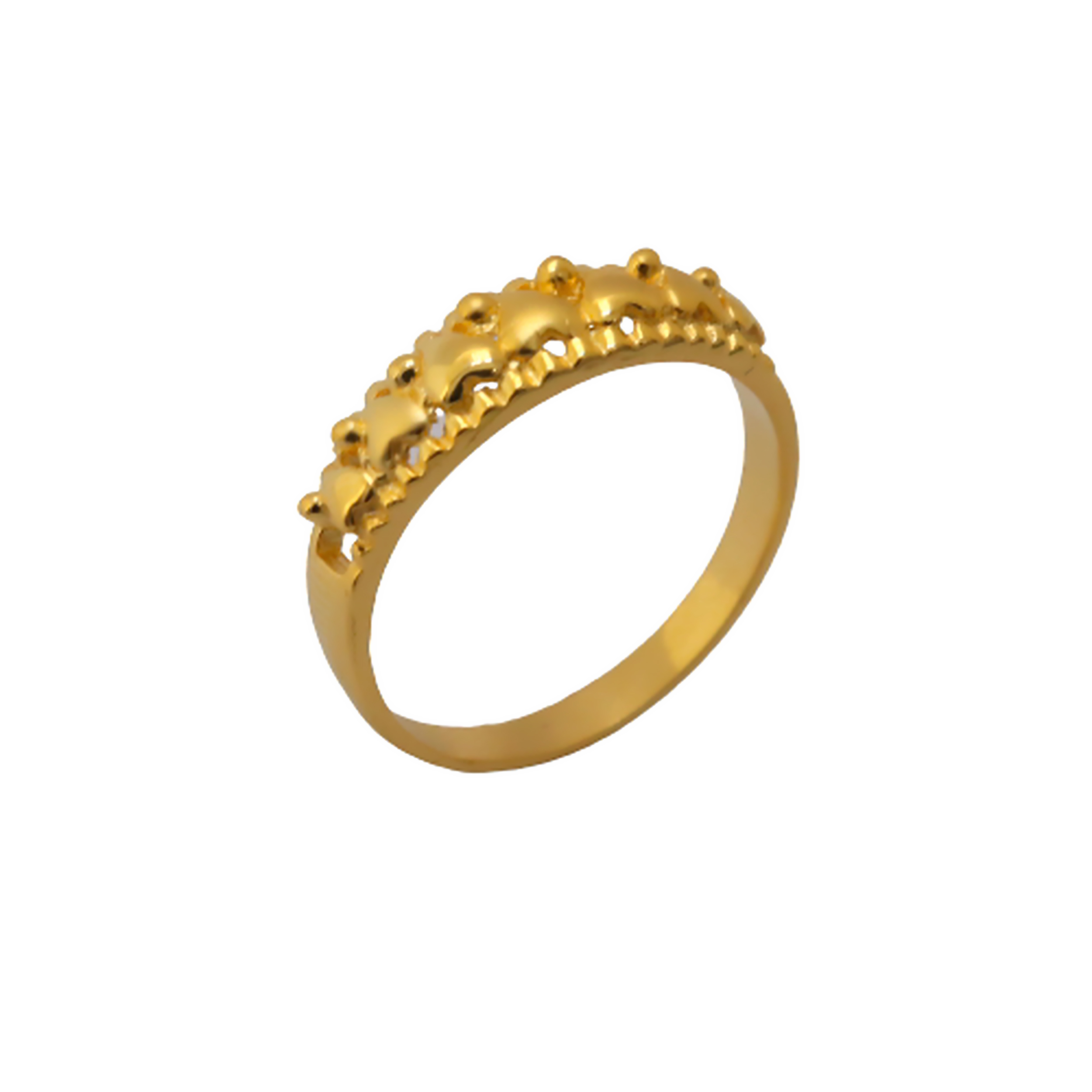 22k Gold Plain Stunning Ring