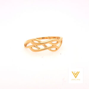 22k Gold Plain Designer Ring