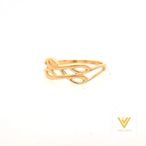 22k Gold Plain Designer Ring
