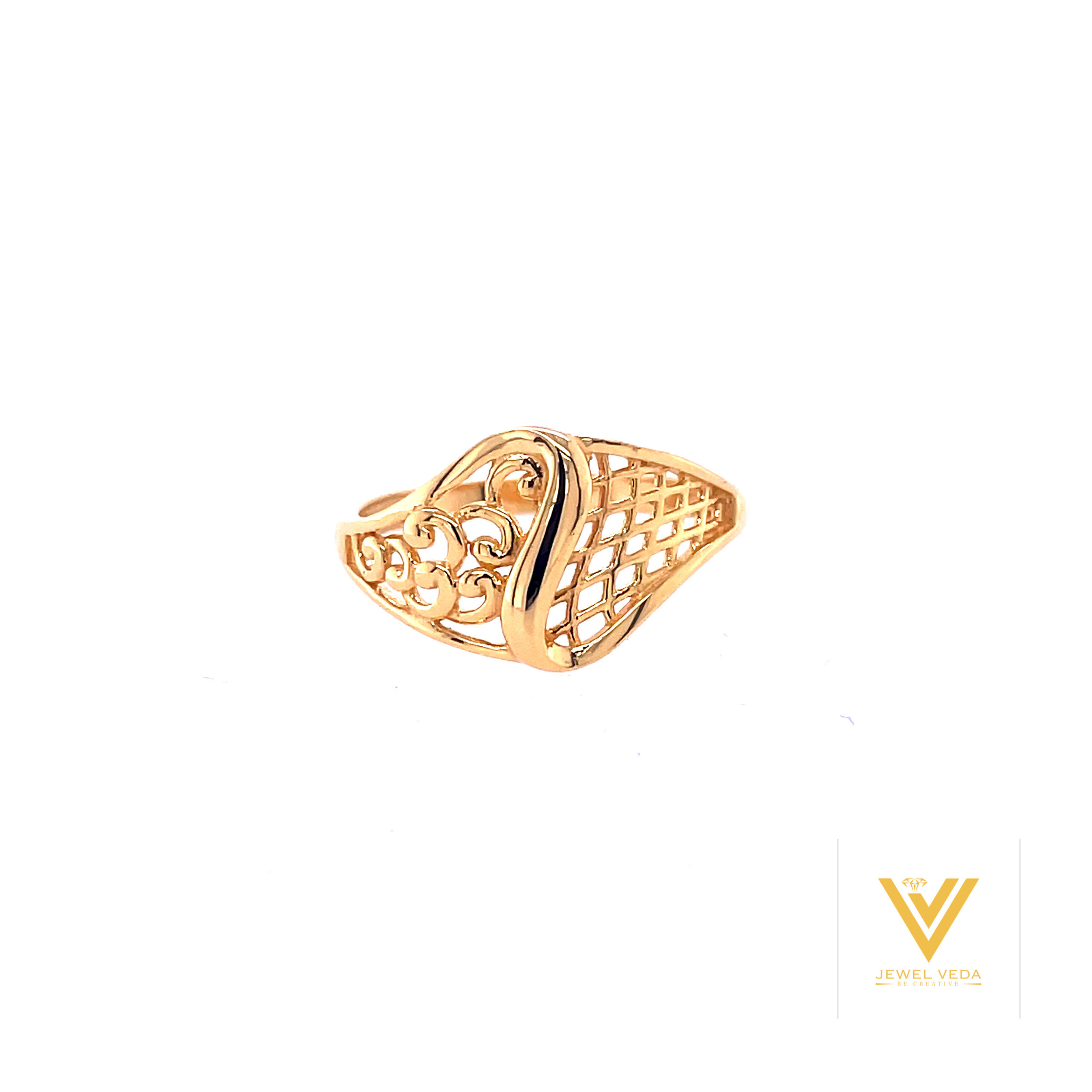 22k Gold Plain Summer Dream Ring - Image 3