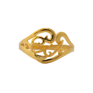 22k Gold Plain Traditional Ring