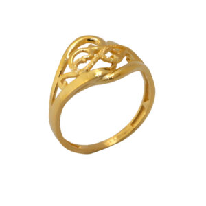 22k Gold Plain Traditional Ring