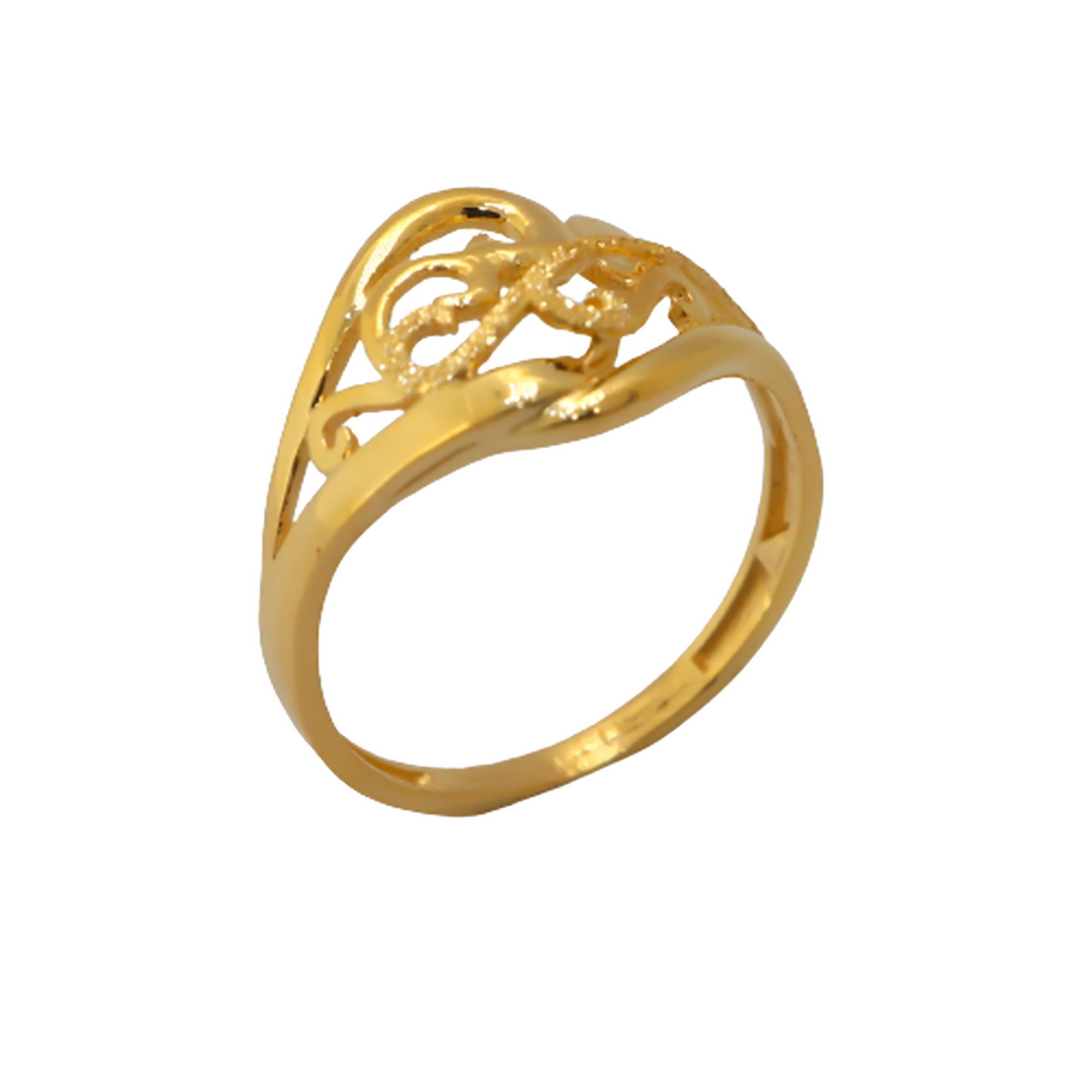22k Gold Plain Traditional Ring
