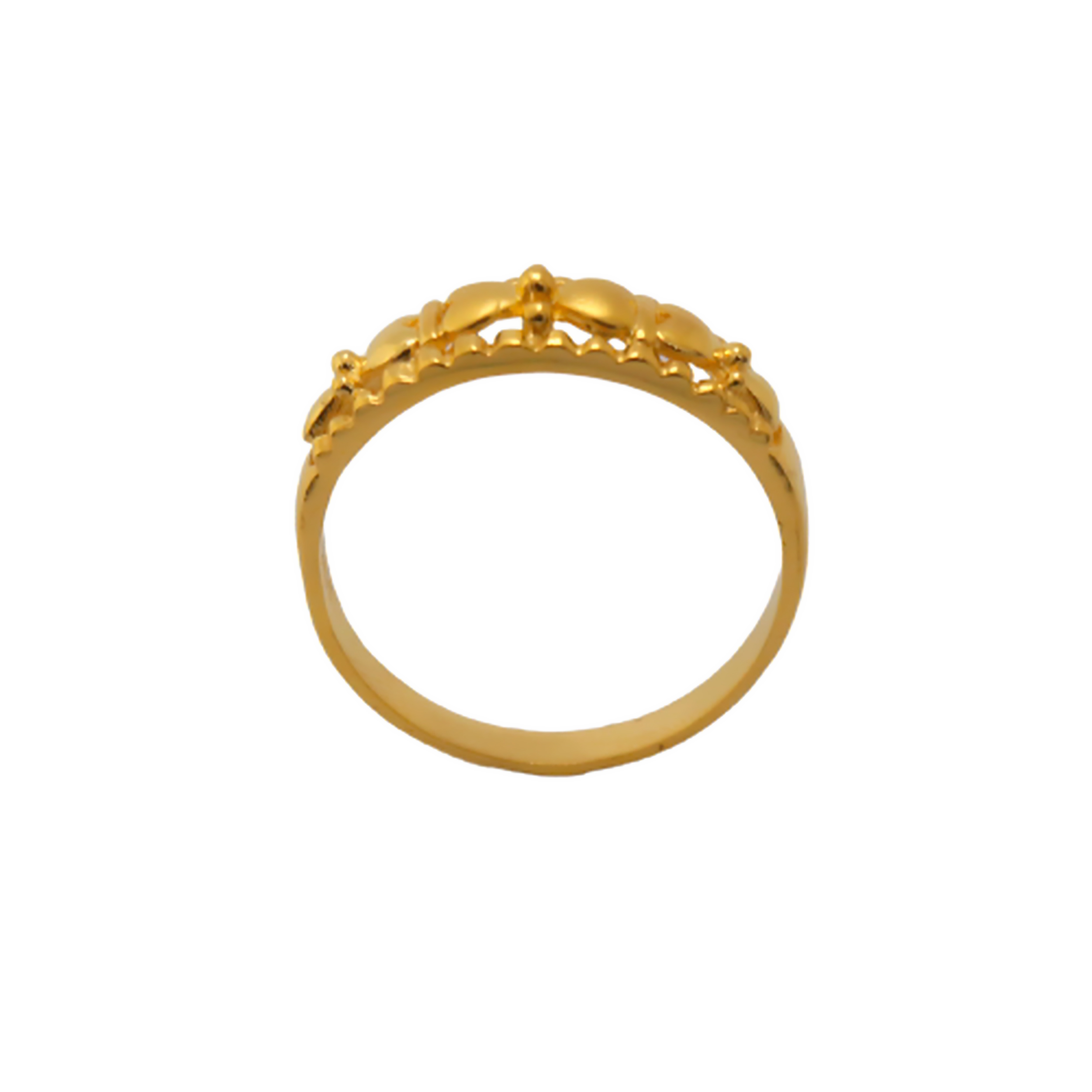 22k Gold Plain Ellectric Ring - Image 3