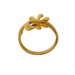 22k Gold Plain Eternal Sunshine Ring