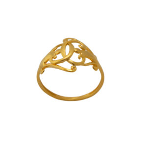 22k Gold Plain Inspire Magic Ring