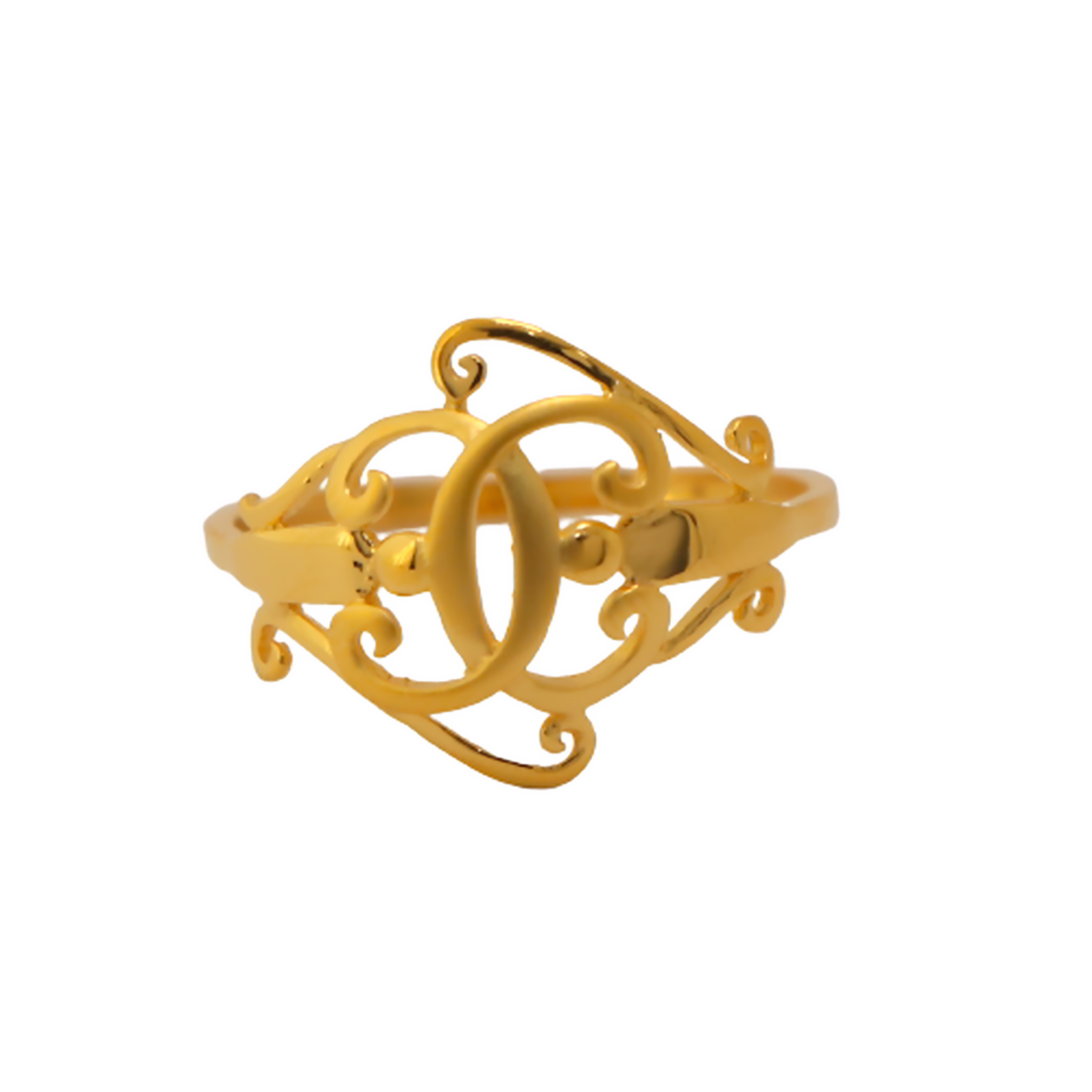22k Gold Plain Inspire Magic Ring - Image 2