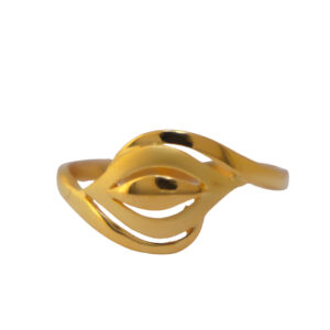 22k Gold Plain Evergreen Ring