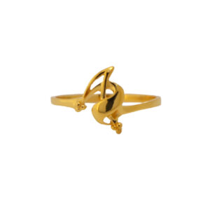 22k Gold Plain Classic Ring