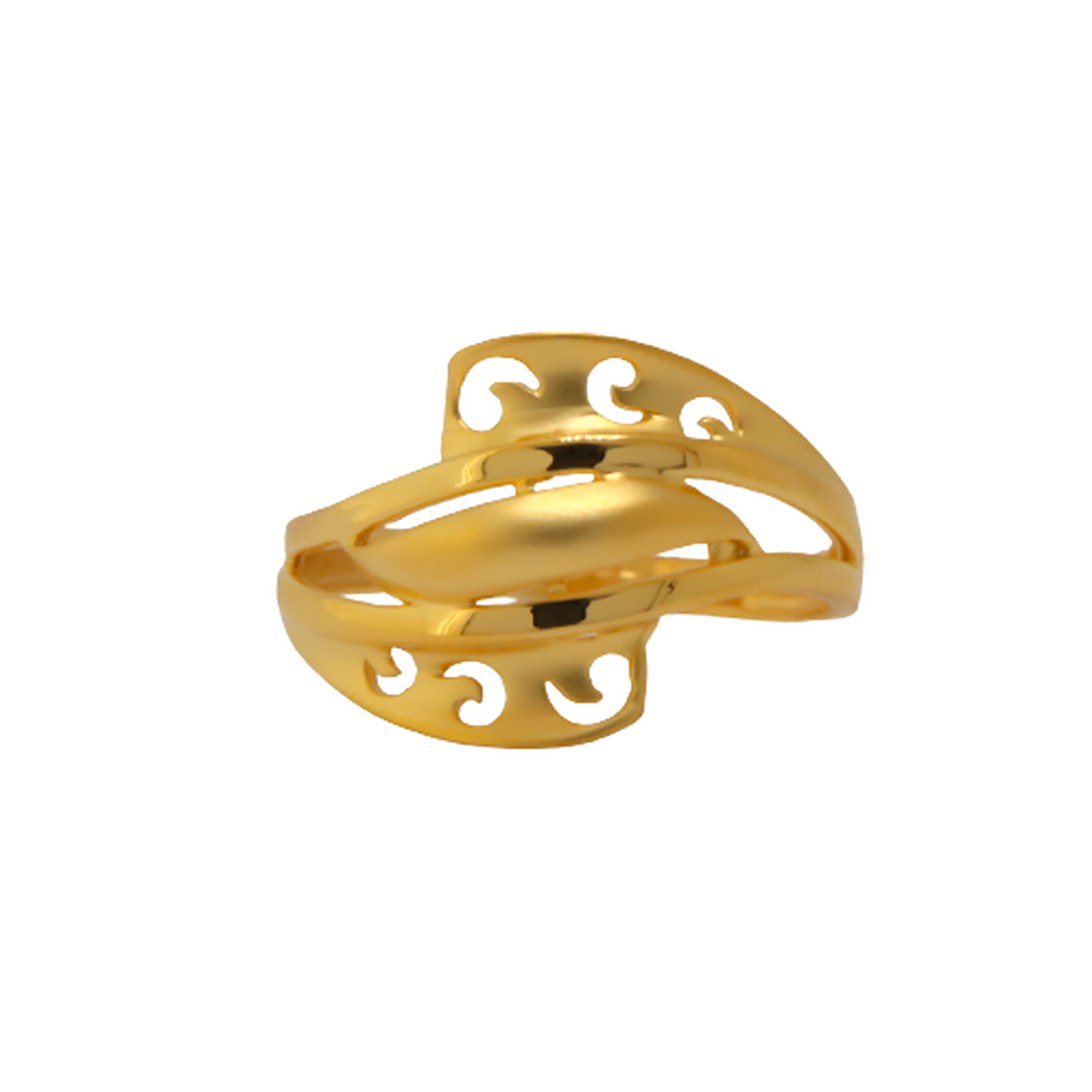 22k Gold Plain Ring - Image 2