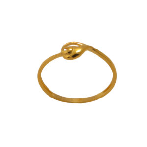 22k Gold Plain Simple Ring