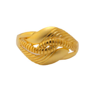22k Gold Plain Fresh Bloom Ring