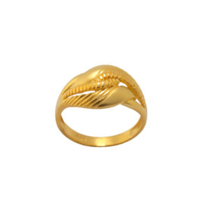 22k Gold Plain Fresh Bloom Ring