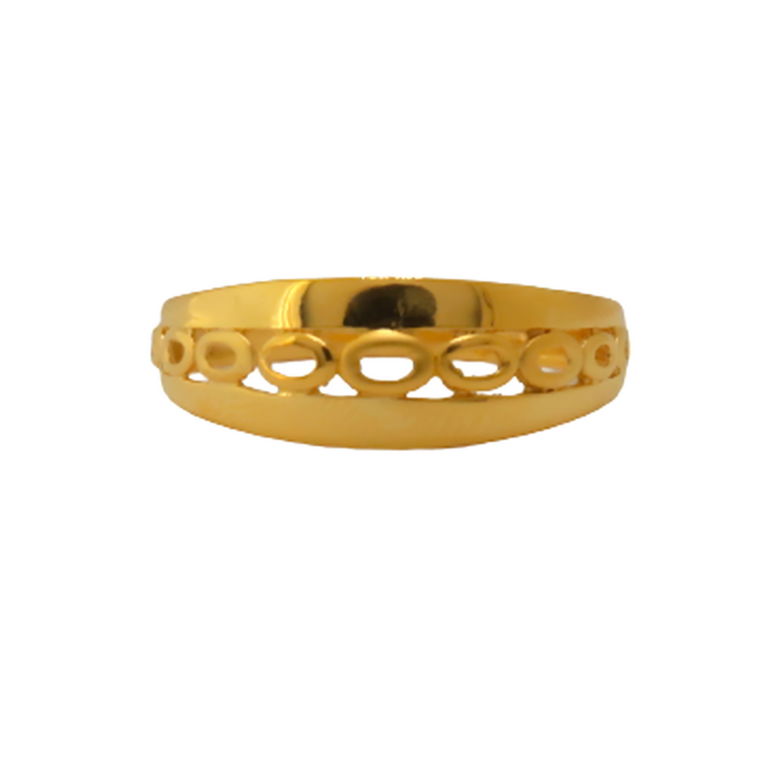 22k Gold Plain Royal Ring - Image 2