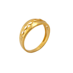 22k Gold Plain Royal Ring
