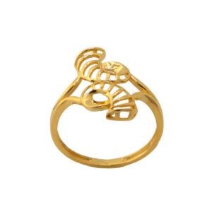 22k Gold Plain Bella Ring
