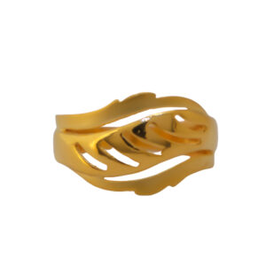 22k Gold Plain Royal Ring