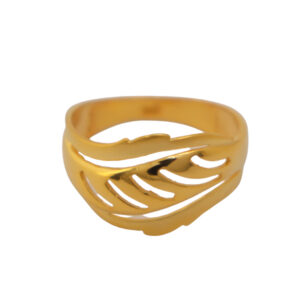 22k Gold Plain Royal Ring