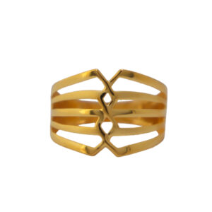 22k Gold Plain Divine Ring