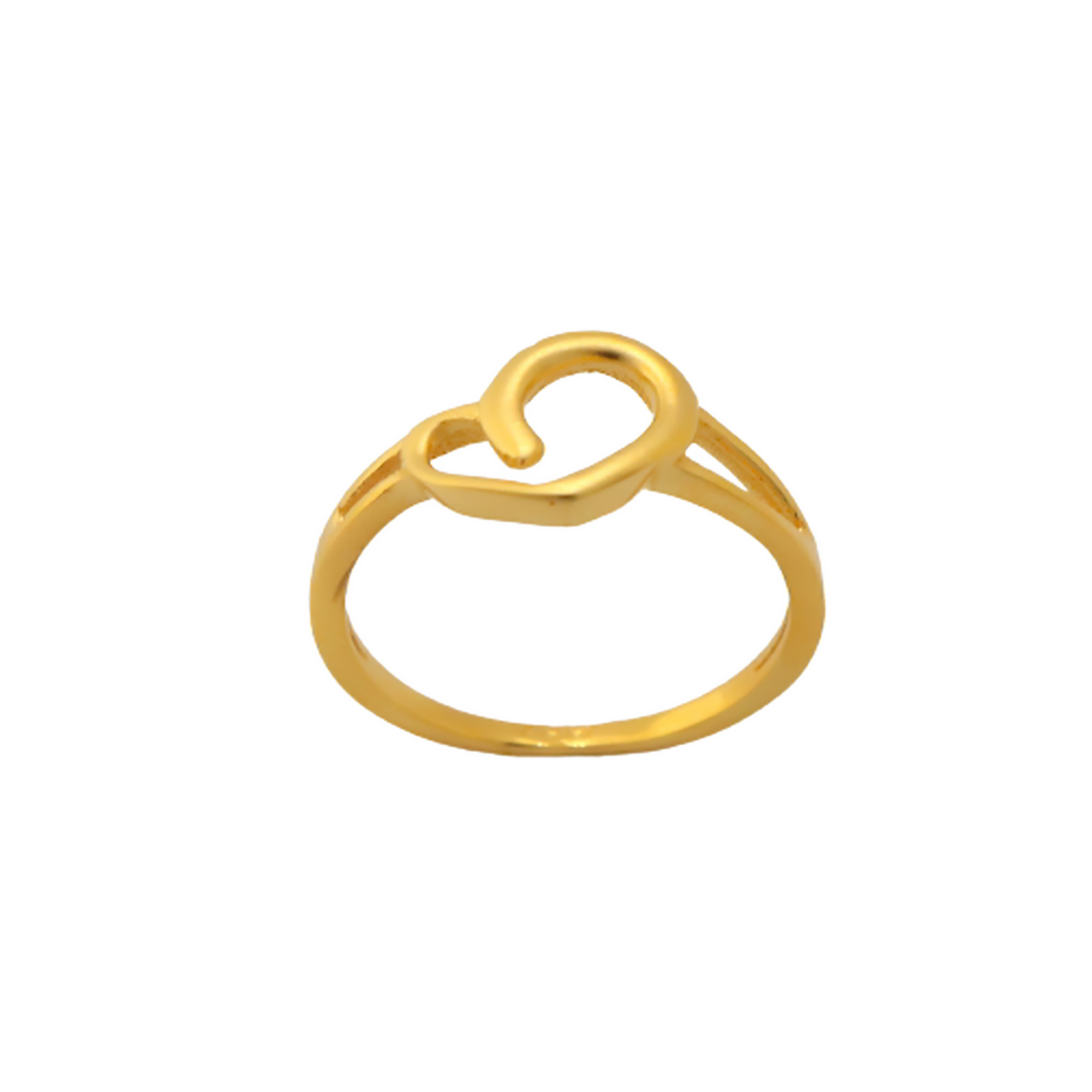 22k Gold Plain Elegant Ring - Image 3