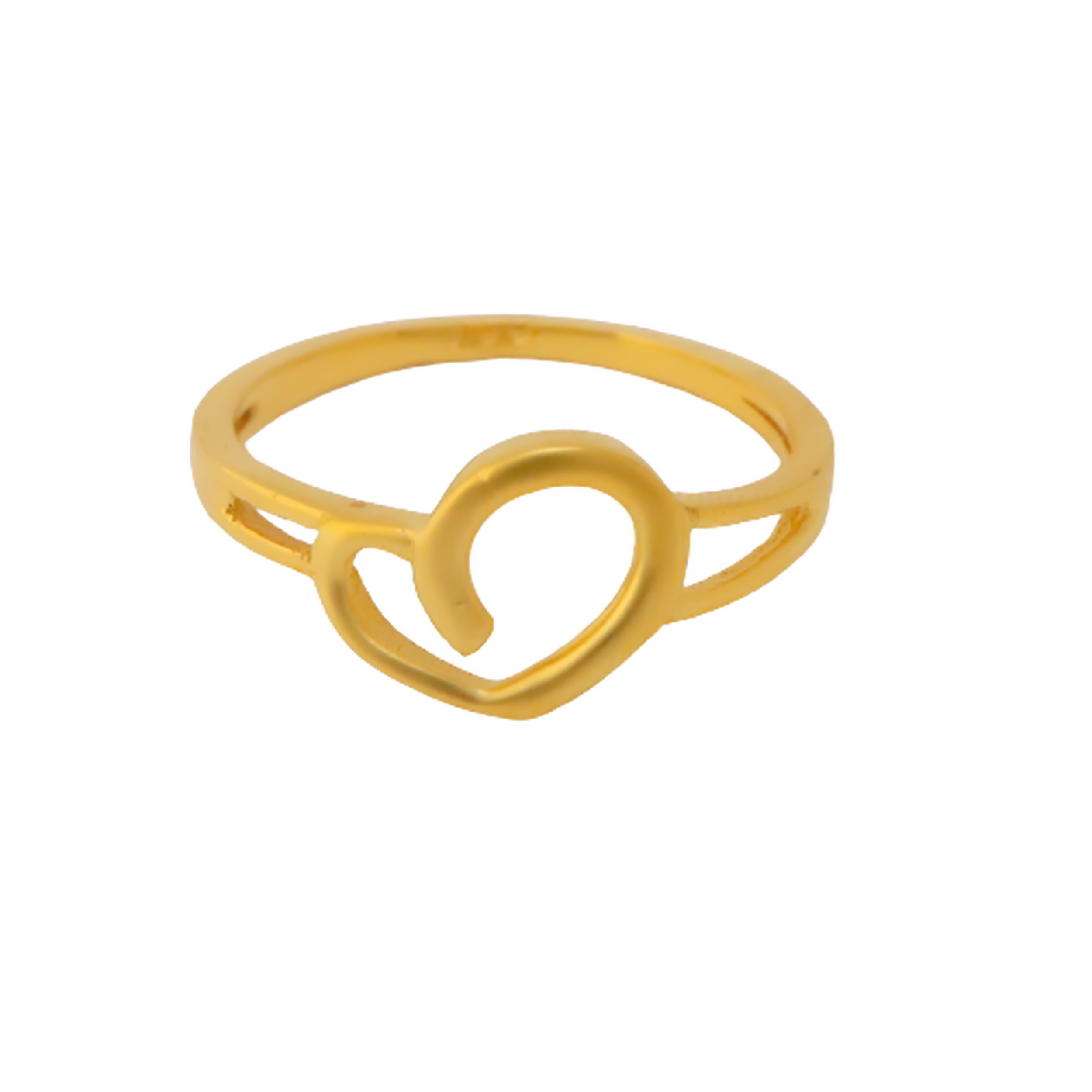 22k Gold Plain Elegant Ring - Image 2