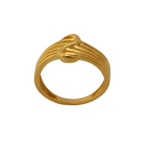 22k Gold Plain Evergreen Ring