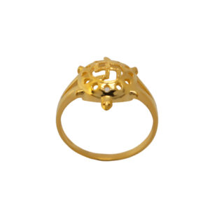 22k Gold Plain Tortoise Ring
