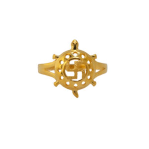 22k Gold Plain Tortoise Ring