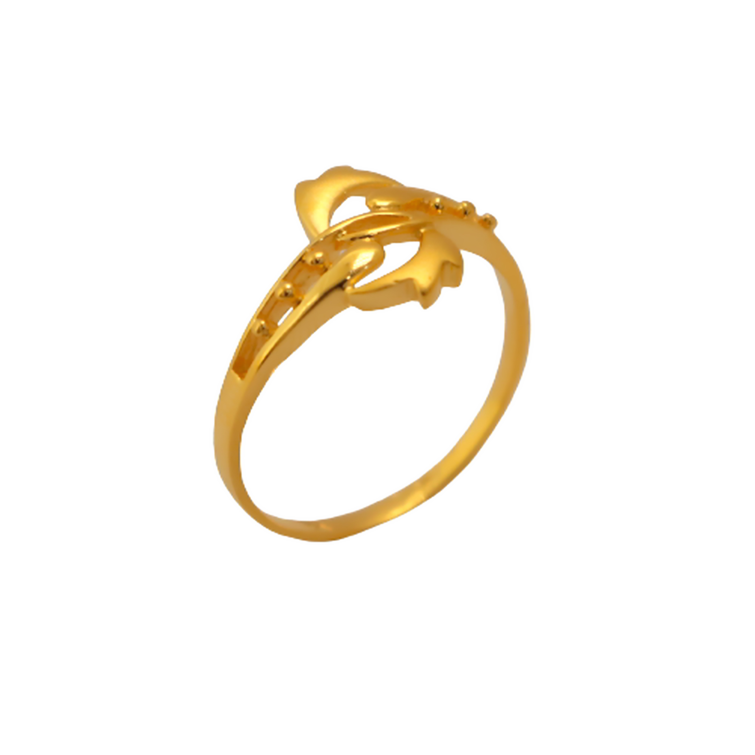 22k Gold Plain Delight Ring