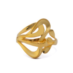 22k Gold Plain Stylish Ring