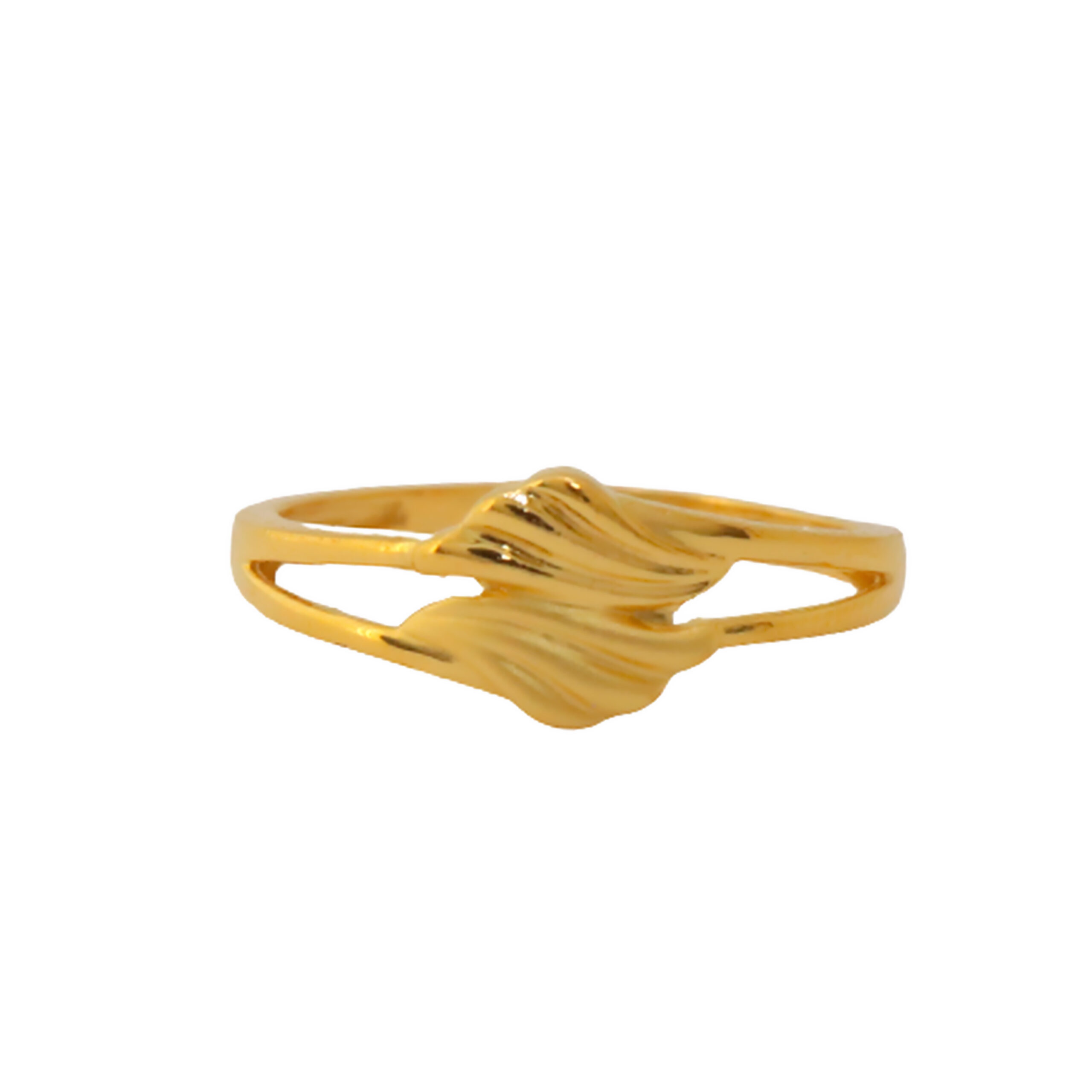 22k Gold Plain Connecting Ring - Image 3