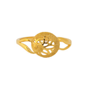 22k Gold Plain Circle Ring