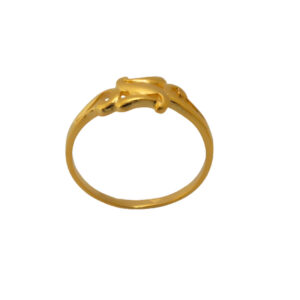 22k Gold Plain Simple Ring