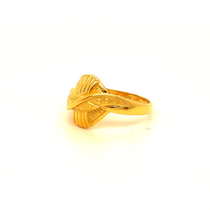 22k Gold Plain Shiny Ring