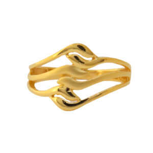 22k Gold Plain Stylish Ring