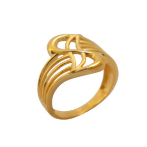 22k Gold Plain Blossom Ring