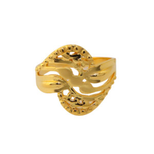 22k Gold Plain Simple Ring