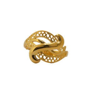 22k Gold Plain Designer Ring