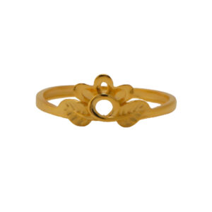 22k Gold Plain Stylish Ring